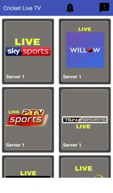 Cricket Live TV android App screenshot 0